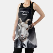 Elegant goat gentleman in formal portrait scene エプロン (インサイチュ)