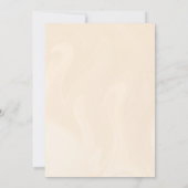 Elegant Gold 1st Birthday Invite, Minimalist Boy  招待状 (裏面)