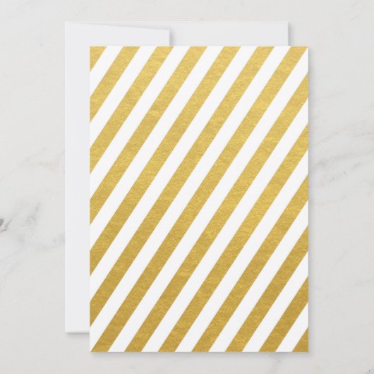 Elegant Gold 50th Anniversary Celebration 招待状 (裏面)