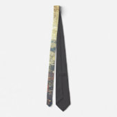 Elegant Gold Accent Tie  ネクタイ (裏面)