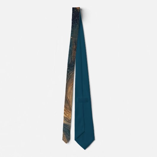 Elegant Gold Accent Tie / Elegante Krawatte ネクタイ (裏面)