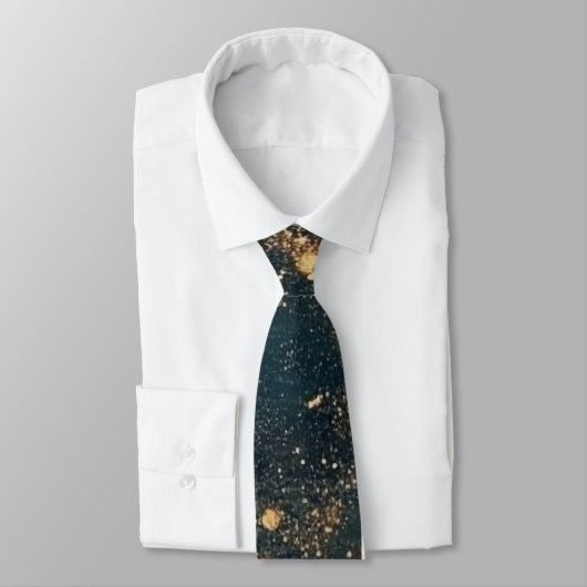 Elegant Gold Accent Tie / Elegante Krawatte ネクタイ (タイ)