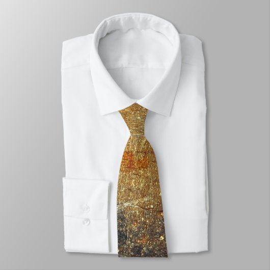 Elegant Gold Accent Tie / Elegante Krawatte ネクタイ (タイ)