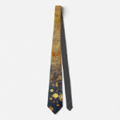 Elegant Gold Accent Tie / Elegante Krawatte ネクタイ (正面)