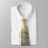 Elegant Gold Accent Tie / Elegante Krawatte  ネクタイ (タイ)