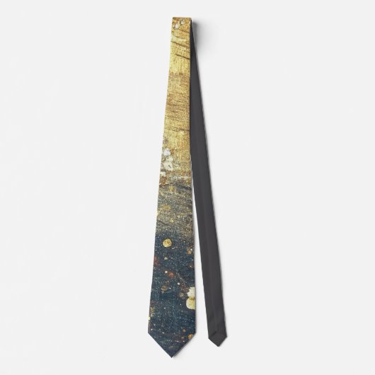 Elegant Gold Accent Tie / Elegante Krawatte  ネクタイ (正面)