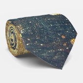 Elegant Gold Accent Tie / Elegante Krawatte  ネクタイ (ロール)