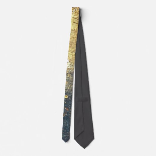 Elegant Gold Accent Tie / Elegante Krawatte  ネクタイ (裏面)