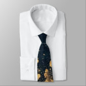 Elegant Gold Accent Tie / Elegante Krawatte ネクタイ (タイ)