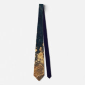 Elegant Gold Accent Tie / Elegante Krawatte ネクタイ (正面)