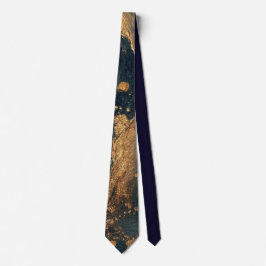 Elegant Gold Accent Tie / Elegante Krawatte ネクタイ