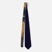 Elegant Gold Accent Tie / Elegante Krawatte ネクタイ (裏面)
