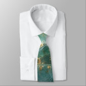 Elegant Gold Accent Tie / Elegante Krawatte ネクタイ (タイ)