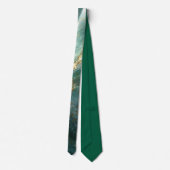 Elegant Gold Accent Tie / Elegante Krawatte ネクタイ (裏面)