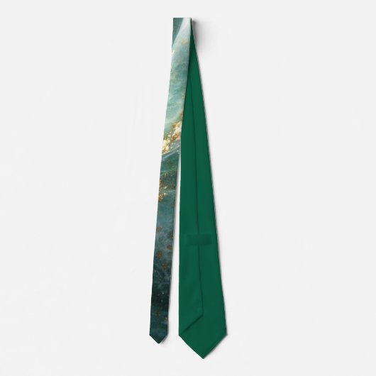 Elegant Gold Accent Tie / Elegante Krawatte ネクタイ (裏面)