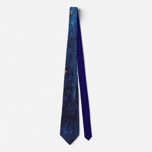 Elegant Gold Accent Tie / Elegante Krawatte ネクタイ (正面)