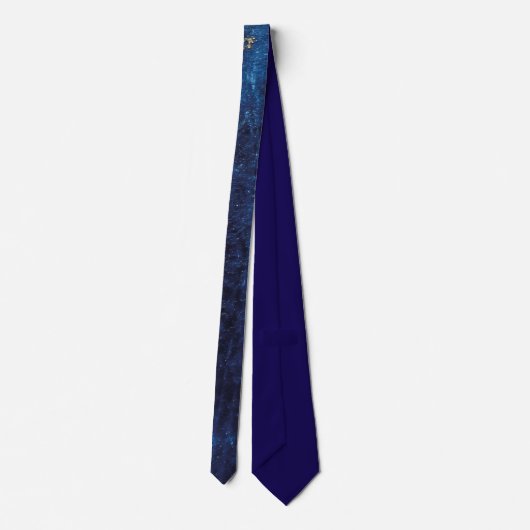 Elegant Gold Accent Tie / Elegante Krawatte ネクタイ (裏面)
