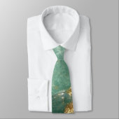 Elegant Gold Accent Tie / Elegante Krawatte ネクタイ (タイ)