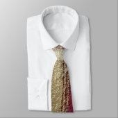 Elegant Gold Accent Tie / Elegante Krawatte ネクタイ (タイ)