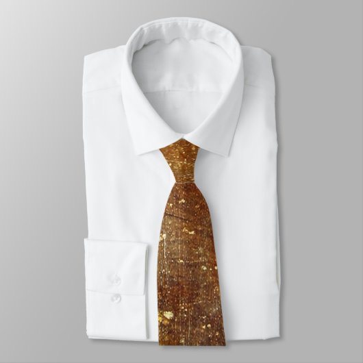 Elegant Gold Accent Tie / Elegante Krawatte ネクタイ (タイ)