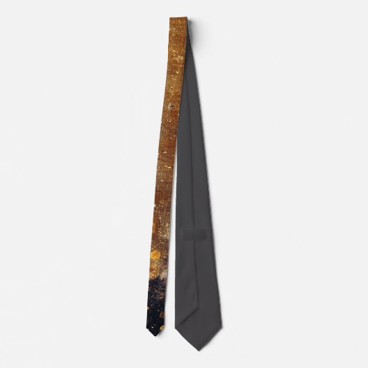 Elegant Gold Accent Tie / Elegante Krawatte ネクタイ (裏面)