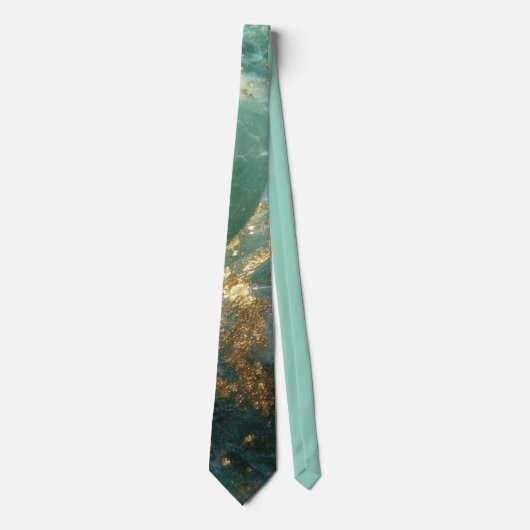 Elegant Gold Accent Tie / Elegante Krawatte ネクタイ (正面)