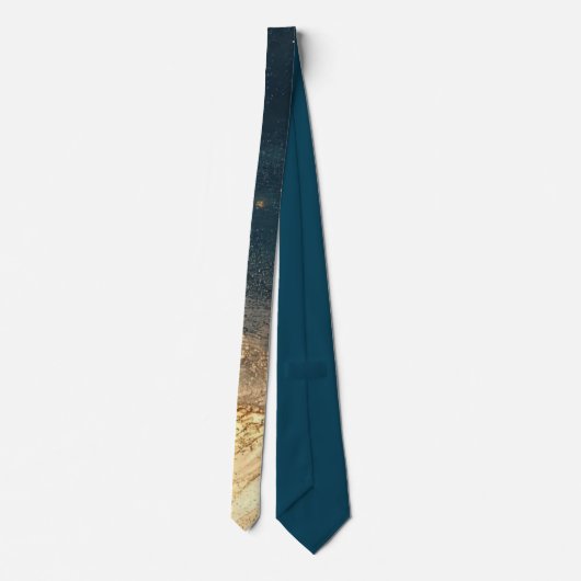 Elegant Gold Accent Tie / Elegante Krawatte ネクタイ (裏面)