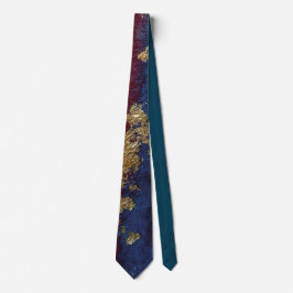 Elegant Gold Accent Tie / Krawatte ネクタイ