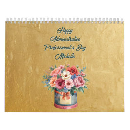 Elegant Gold Administrative Professionals Day カレンダー