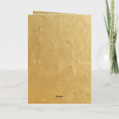 Elegant Gold Administrative Professionals Day カード (裏面)