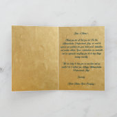 Elegant Gold Administrative Professionals Day カード (内部)
