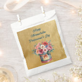 Elegant Gold Administrative Professionals Day フェイバーバッグ (クリップ留めされた状態)