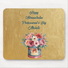 Elegant Gold Administrative Professionals Day マウスパッド