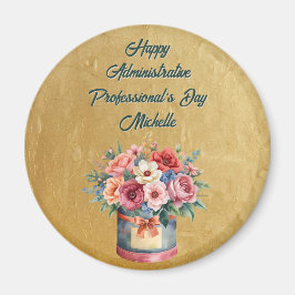 Elegant Gold Administrative Professionals Day マグネット