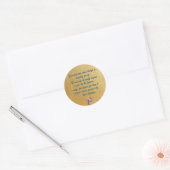 Elegant Gold Administrative Professionals Day ラウンドシール (封筒)