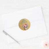 Elegant Gold Administrative Professionals Day ラウンドシール (封筒)