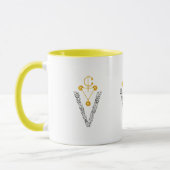 Elegant Gold Amazigh Signe MUG マグカップ (左)