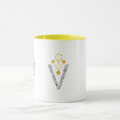 Elegant Gold Amazigh Signe MUG マグカップ (中央)