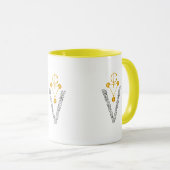 Elegant Gold Amazigh Signe MUG マグカップ (正面右)