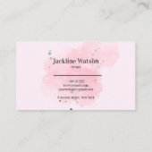 Elegant gold and black beauty salon 名刺 (裏面)