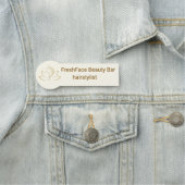 Elegant gold and black beauty salon 名札 (インサイチュ)