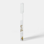 Elegant Gold And White Marble iPhoneケース (右側面)