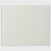 Elegant gold and white seashells ラッピングペーパー (フラット)