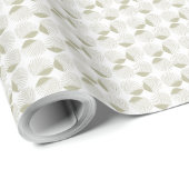 Elegant gold and white seashells ラッピングペーパー (ロールコーナー)