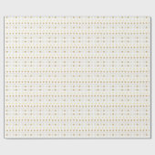 Elegant Gold Baubles & Stars Luxury Christmas ラッピングペーパー (フラット)