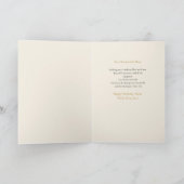 Elegant Gold Birthday Card for Mom カード (内部)