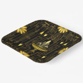 Elegant gold black gatsby ペーパープレート (傾斜あり)