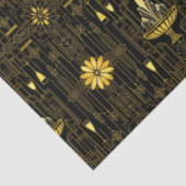 Elegant gold black gatsby 薄葉紙 (詳細)