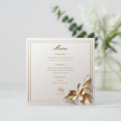 Elegant Gold Botanical Wedding  メニュー (スタンド正面)