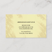  Elegant Gold Business Card – Minimalist Luxurious 名刺 (裏面)